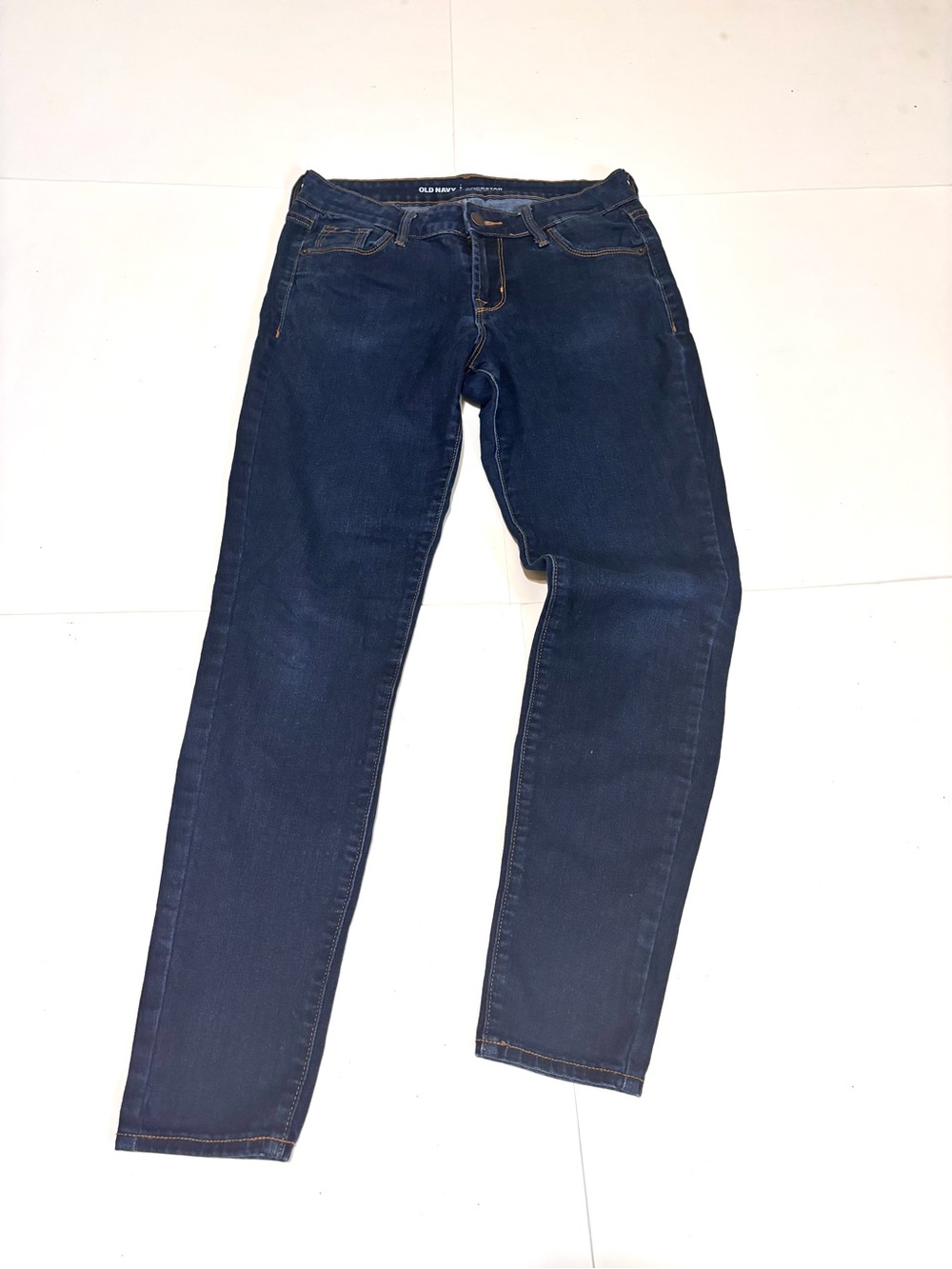 Old Navy Mid Rise Navy Blue Women's Skinny Jeans